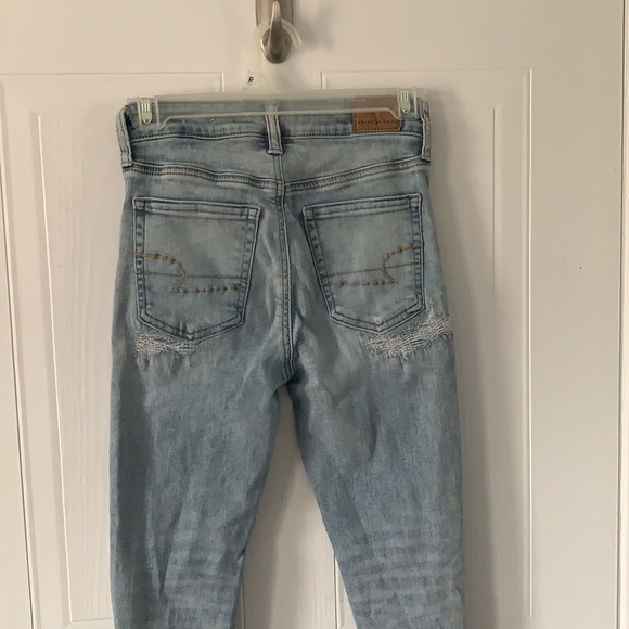 AMERICAN EAGLE next level stretch ripped jeans - Picture 2 of 3